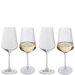 Dartington Cheers! Optic Set of 4 White Wine Glasses